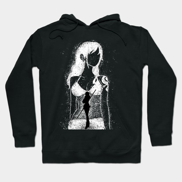 nami silhouette Hoodie by Amartwork